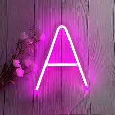 "A" Latter Neon