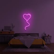 Heart Balloon Neon